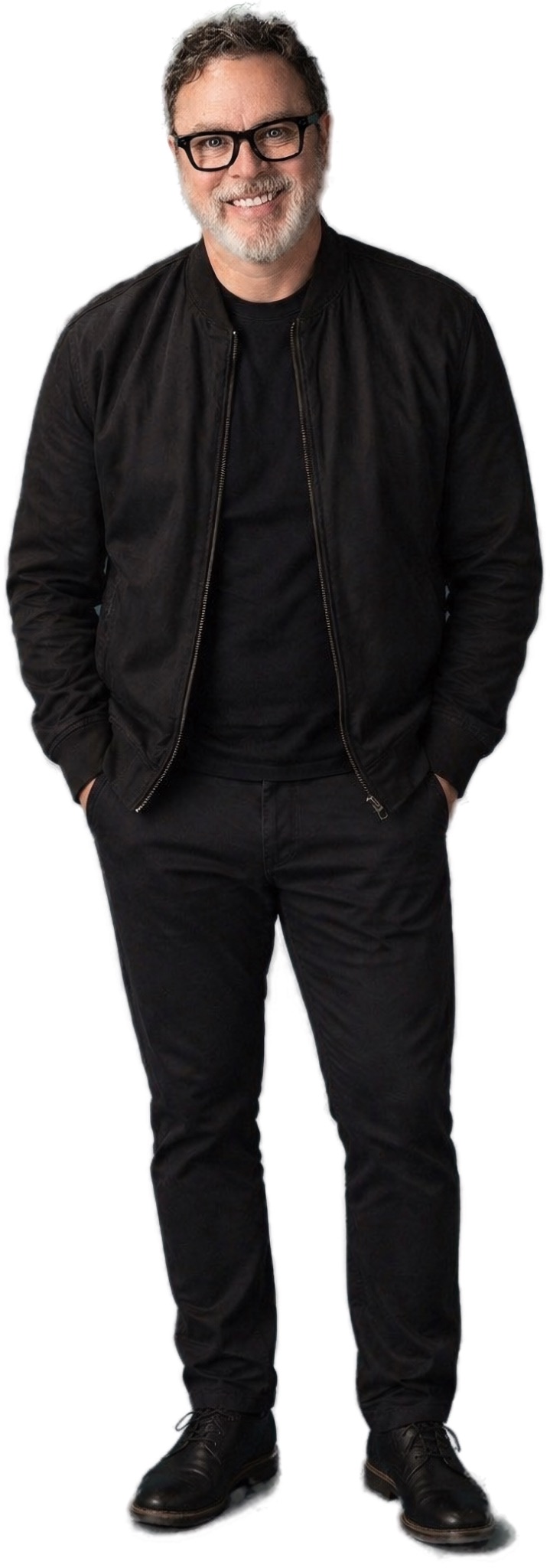 Full-length photo of James